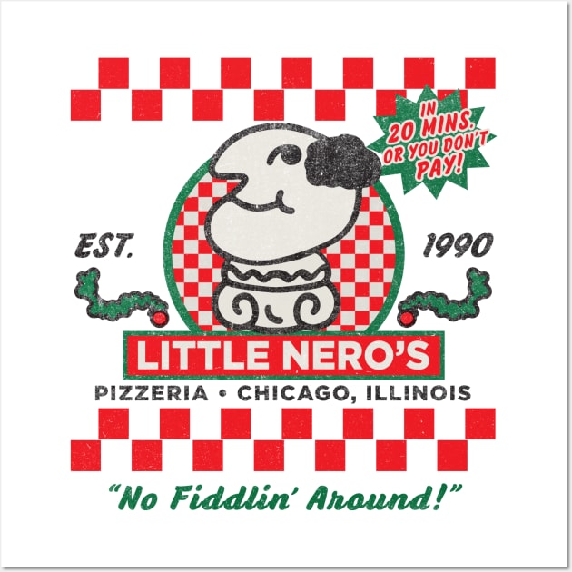 Little Nero's Pizzeria Worn Lts Wall Art by Alema Art